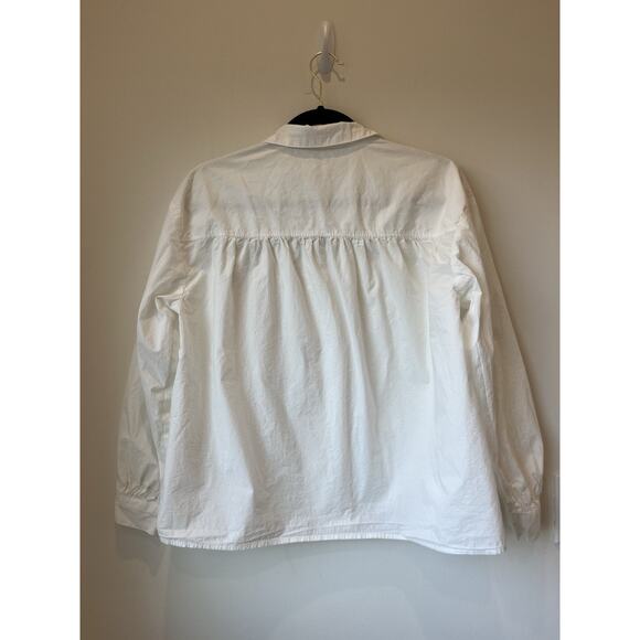 Zara Women’s PAJAMA COLLAR BLOUSE - Picture 3 of 6
